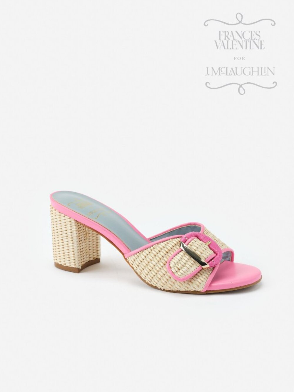 J McLaughlin Taylor Heels - Natural/Pink NEW